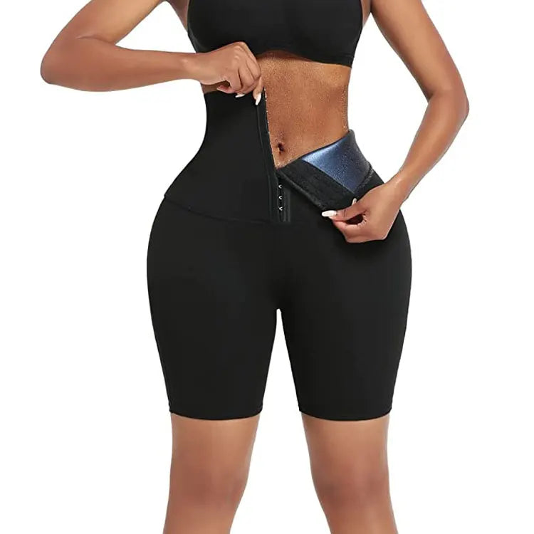 Hot Sale Women's Gym Fitness Leggings Solid Pattern Yoga Pants with Nano Coating Waist Trainer for Belly Fat Burning Weight Loss