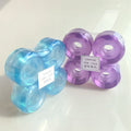 Transparent Blue PU Casting Double Rocker Skateboard Wheels 52 54 56 mm 102A 80% Rebound Clear Purple Color Ready Ship