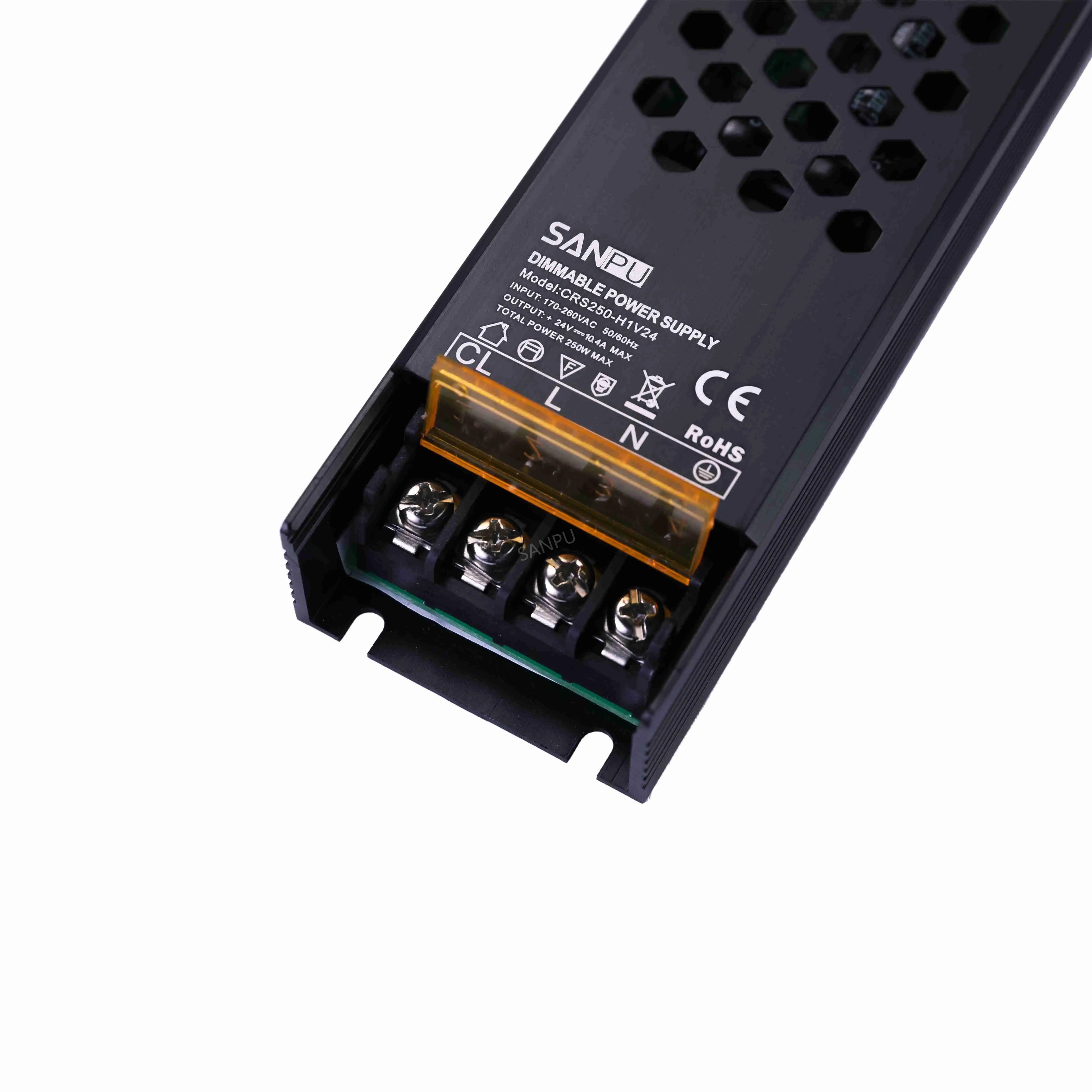 150W 24V AC-DC LED Dimming Driver Indoor Slim Strip Switching Power Supply ZNM150-H1V CE ROHS Certified 3-Year Warranty