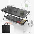 Portable Outdoor Folding Table and Chair Set for Dining Kitchen Beach Camping & Workshop Use