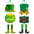 St Patrick's Day Front Door Sign or Window Wall Decoration Party Irish Festival Themed Porch Layout
