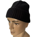 Factory direct sale discount promotion solid color acrylic knit beanie can customize your woven label logo