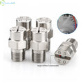 BSPT 1/8" 304SS 65Â° V-Jet Flat Fan Cleaning Nozzle High Pressure for Car Washing & Industrial Cleaning