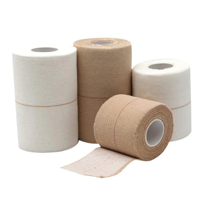 EAB Custom Pattern Elastic Tape for Sports Wrist Ankle & Knee Support - Heavy Duty Cotton Adhesive with Strong Adhesion
