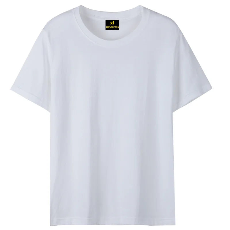 OEM Custom Logo Embroidery Printed Design 200g Pure Cotton Unisex Short-sleeved T-Shirt Solid Class Advertising t Shirt