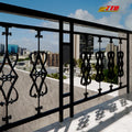 Luxury Wrought Iron Balcony Railing Design-Elegant Modern Villa Balcony Solution for Home Decoration