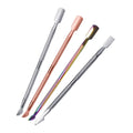 Rainbow Double Sided Stainless Steel Nail Cuticle Pusher Manicure Tool for Cuticle Removal and Dead Skin Pusher
