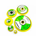 Auto Woodworking DA Sander Polisher Hook Loop Backing Plate 2\" 6\" Low Profile Edge Medium Density Buffing Grinding OEM