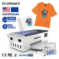 Erasmart T-shirt Small Business XP600 Ideas Heat Transfer Printing Pet Film DTF Printing Machine DTF Printer A4