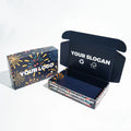 Factory Wholesale Black Glossy Colorful Corrugated Cardboard Boxes with Custom Logo Paper Shipping Boxes Manufacturer