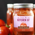 Personalized Fruit Canning Jam Label Sticker Design Custom Fruit Jam Label Idea Design for Packaging Usage