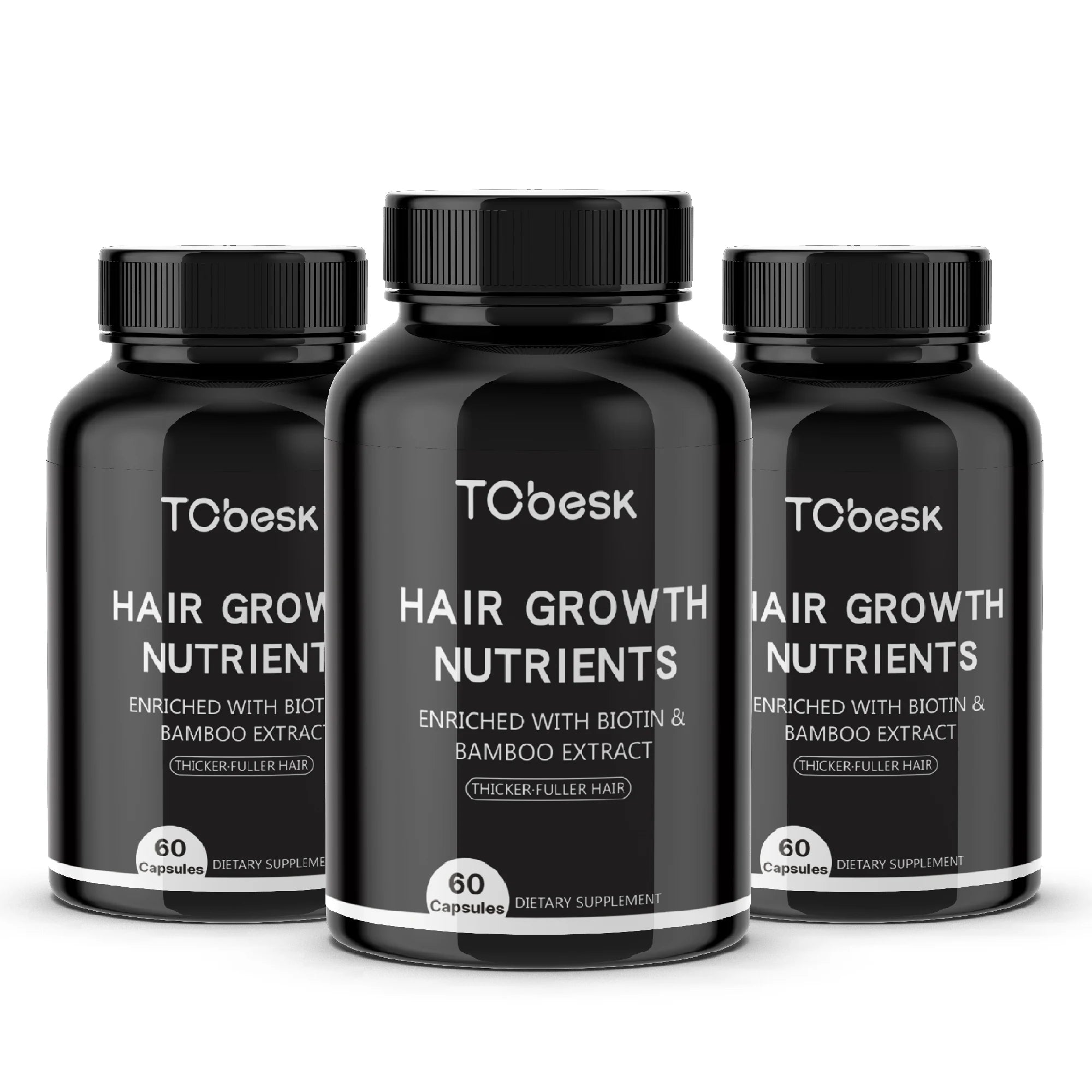 High Quality Enriched Hair Thicker Supplement TCbesk Hair Growth Capsules for Adults