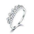 S925 Jewelry Minimalist Engagement Rings for Women Zircon Ring Minimalist Jewelry White Gold Plated Wholesale Rings