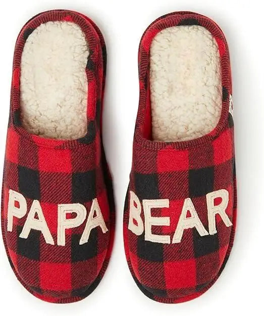 Cute Cozy Women's & Men's Papa Bear Mama Bear Matching Family Gifts for Dad Mom-Autumn/Winter Fashion Cotton Fabric Plush Lining