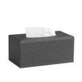 Standard Size Tissue Box Cover with Magnetic Opening Interior Napkin Box Decorative Leather Box Napkin Holders for Restaurant MegaBDM