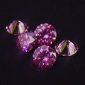 SICGEM Moissanite Stone Gem Pink VVS1 Round CUt 6.5 mm Cut Spot Supply Factory