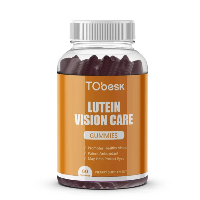 Non-GMO Sugar Free TCbesk Lutein Gummies Support Eye Health Enhance Visual Clarity Dietary Supplements Manufacturer