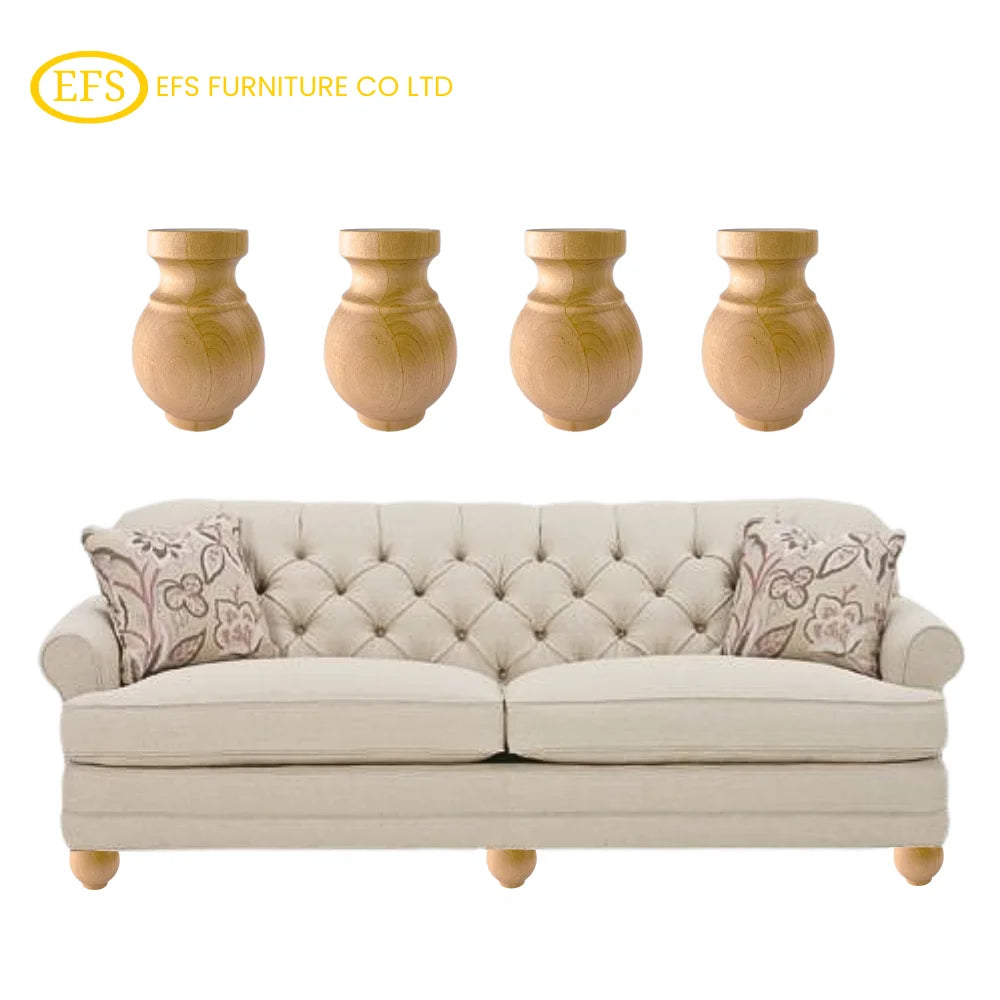 Customizable Design High-Durability Pedestal Chair - sofa Leg Adjustable Size Furniture Legs Upon Request