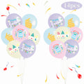 14 Piece Easter Themed Party Decoration Latex Balloon Rabbit HAPPY EASTER  Set Macaron Balloons