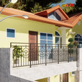 Modern Stainless Steel & Brass Balcony Ideas for Small Spaces Transform Your Outdoor Area with Smart Interiors Elegant Ironwork