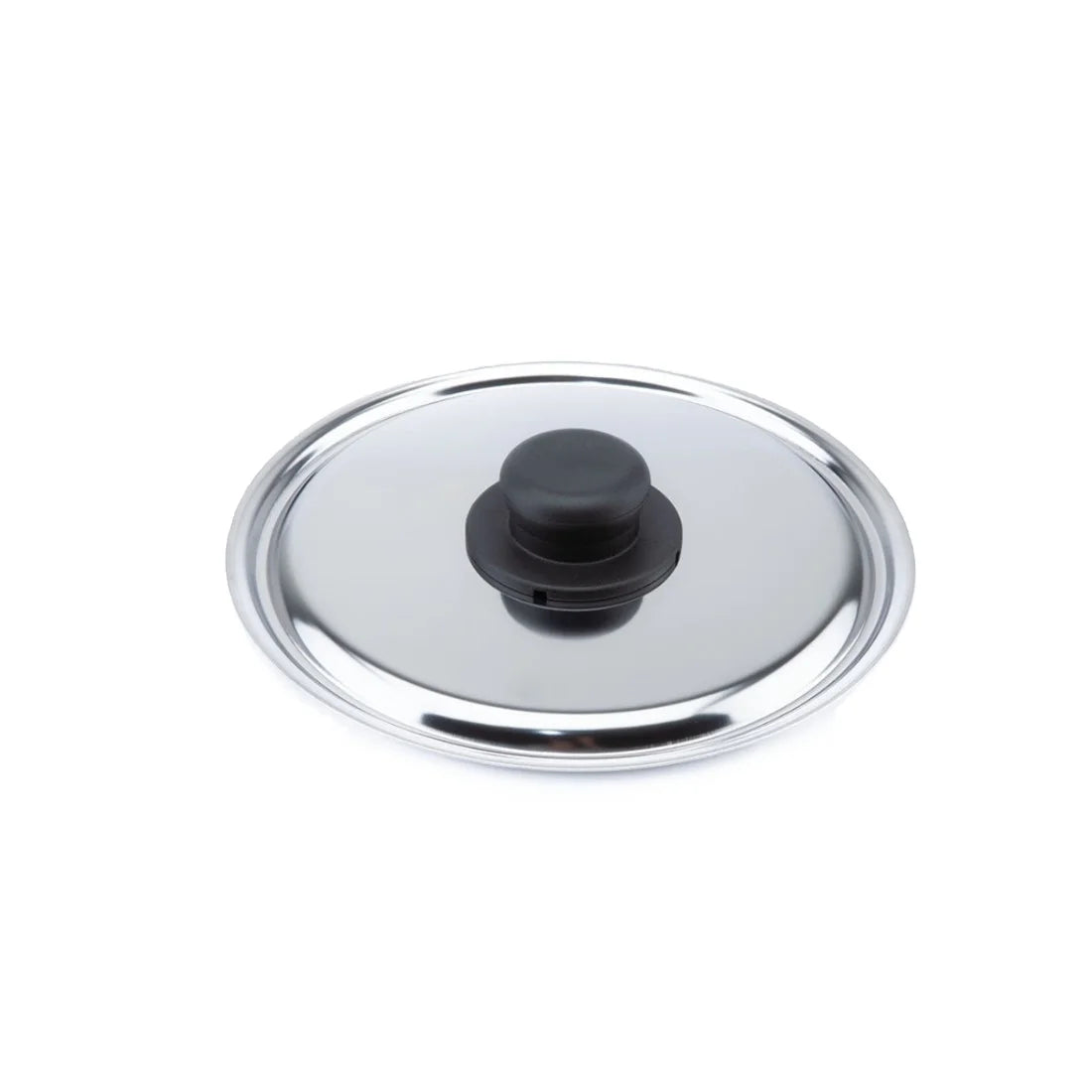 Best 18 cm Black Bakelite Knob Hanging Band Silicon Plastic Storage Cover Kitchen Cooking Metal Lids Set Steel Cookware Parts