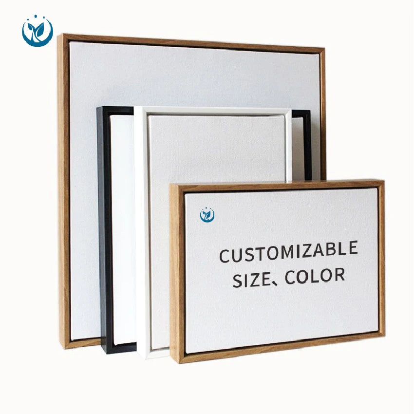 Elegant L-Shaped Plastic Floating Frame for Home Decor Stylish Painting Frame for Oil Canvas and Wall Art Pictures