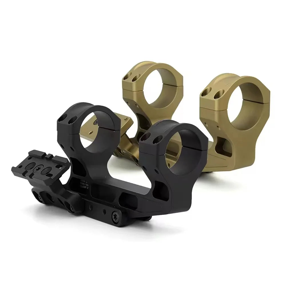 High-quality LPVO Rear Extension Integrated Metal Bracket 30mm Tube Clamp with Red Dot Base 45-degree Side Bracket