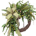 Simulation Plant Garden Outdoor Hanging Decoration Green Plant Wreath Dead Branches Rattan Circle