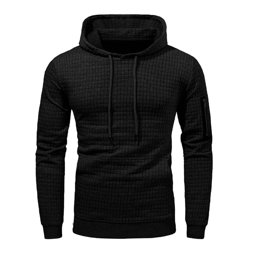 New Arrival Men's Winter Warm 100% Cotton Eco-Friendly Custom Logo Printed Fleece Drop Shoulder Hoodie Wholesale ODM Streetwear