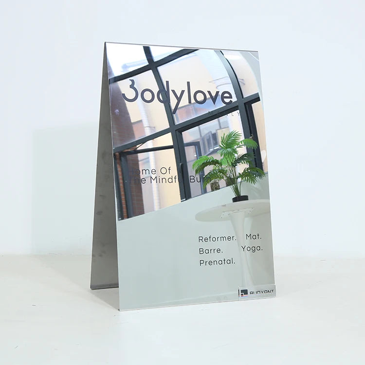 Stainless Steel Outdoor Sidewalk Sign Standing Shop Door Pavement Poster Stand a Frame Sign Board