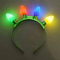 Hot Sales Newest Style Design Led Light up Hair Christmas Headband for Christmas Party Decoration