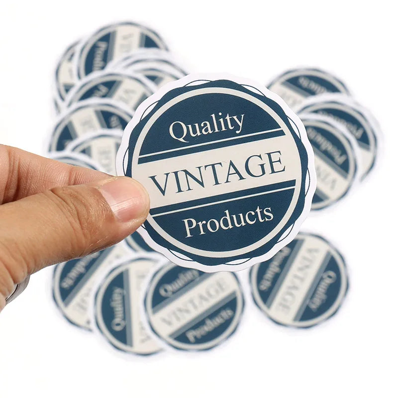 Vograce Sticker Design Christmas Theme Seal Labels Stickers DIY Gift Package Envelope Stationery Decoration Vinyl Uv Sticker