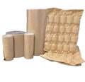 Custom Eco-Friendly Biodegradable Double Side Coated Metal Roll Bubble Fillow Inflatable Bag Air Cushion Film Pack Logo