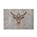 Made In Germany - Home Decor Canvas Picture Big Three Reindeer - Wall Painting Mural In Grey And Beige - Stretcher Frame Art