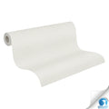 Made in Germany - Pre-Pasted Wallpaper Rolls Plain Colour White - Non Woven Vinyl - Modern Wallpaper Pre-glued - 1005 x 053 m