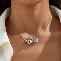 PFT Iron Flower Link Chain Chokers Necklaces Simple Exquisite Collarbone Chains for Women MegaBDM