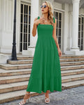 Women's Summer Sleeveless Y2K Printed Maxi Cami Dress Vintage Romantic Commuter Dress Market Clothing Manufacturer Wholesale