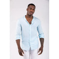 Basic Flowing Soft Lightweight Breathable Casual Button Down Collar Men's Summer Fine Shirt