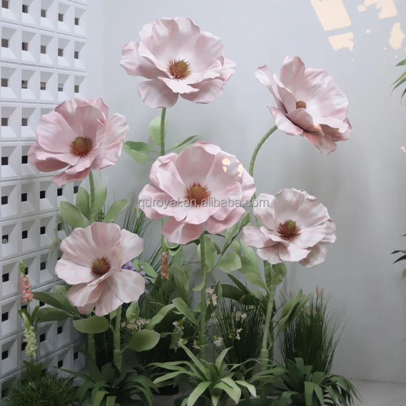 Event Planning Giant Flowers Handmade Eva Silk Huge Artificial Decorative Flowers for Party Wedding Event Decorations
