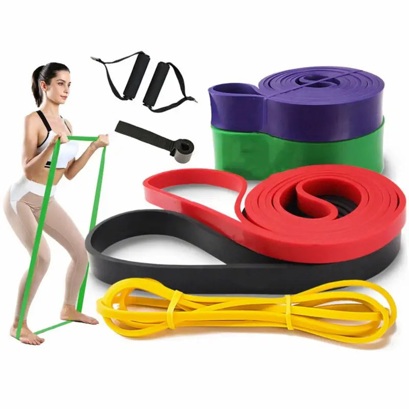 Manufacturer Rubber Latex Monster Long Resistance Bands Loop Sets for Home Gym Powerlifting Pull up Assisted Strength Training