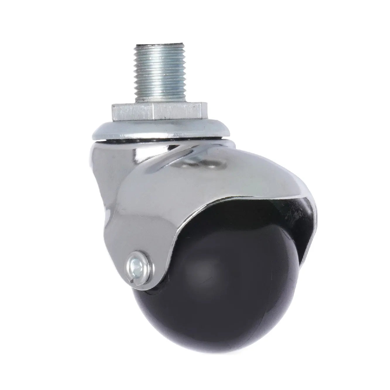 M12 Stem Casters 1.5 Inch Polypropylene Wheel Ball Casters for Outdoor Kitchen Exterior for Hospital School Living Room