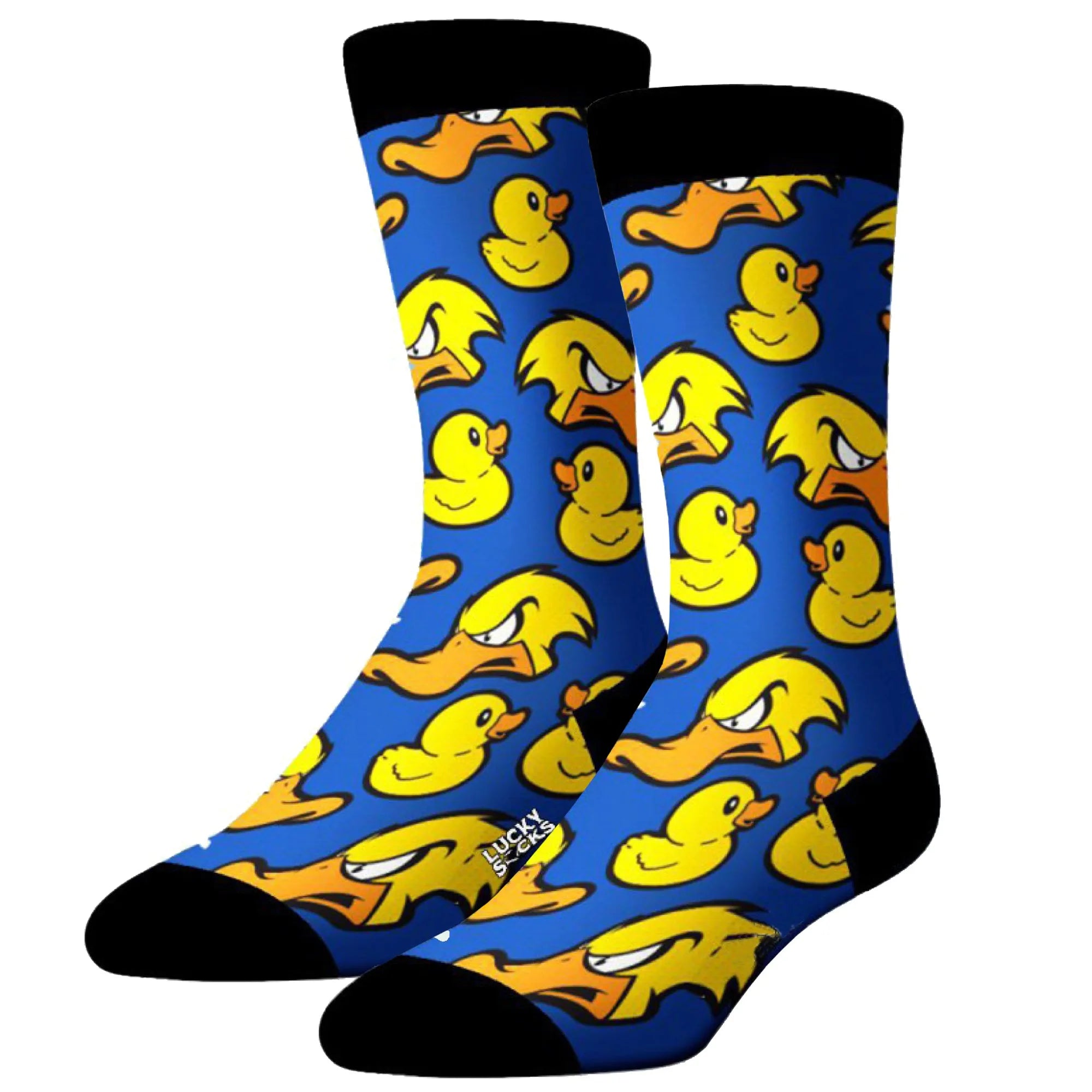 Pair of Lucky Socks long socks with duck design sizes 41-46