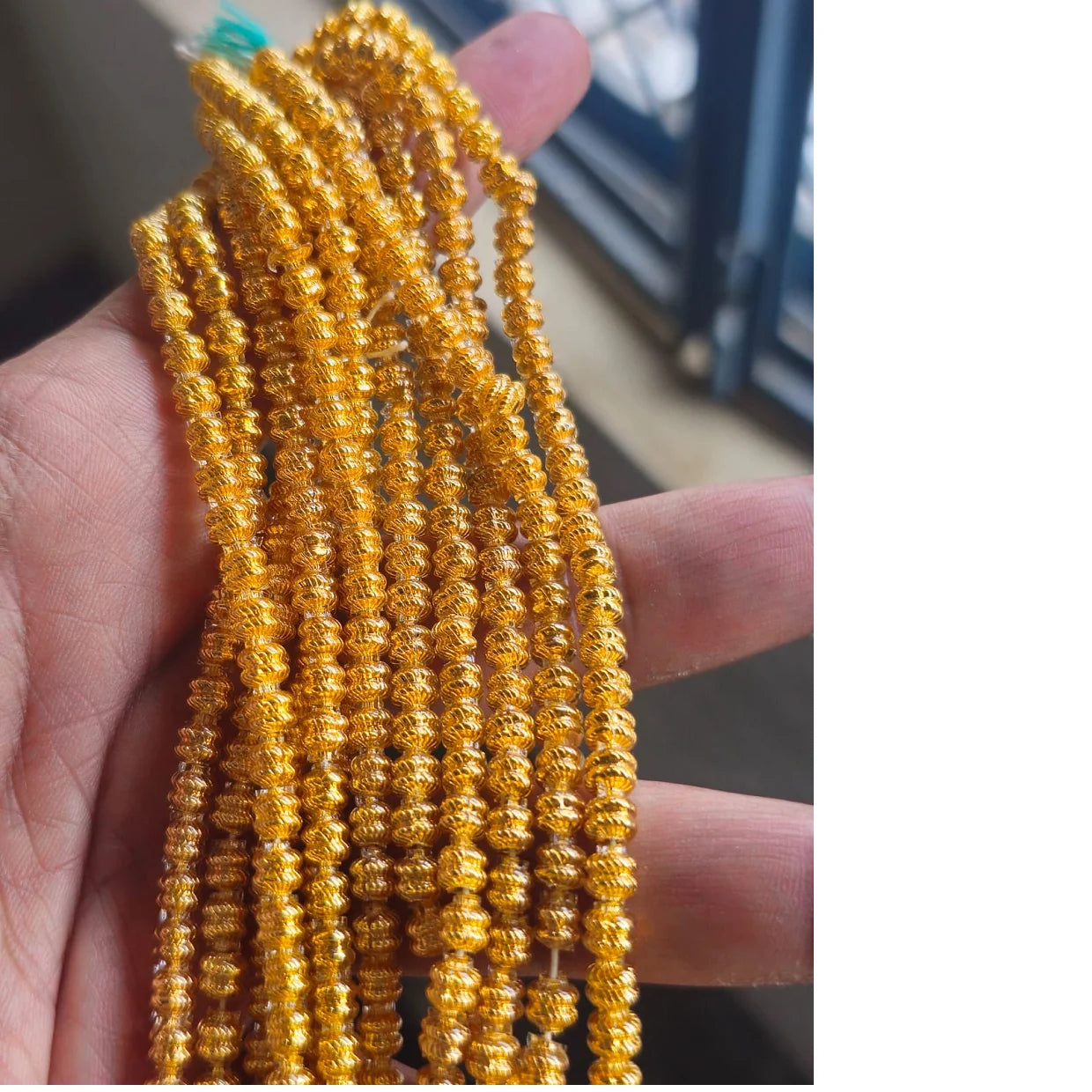 Handmade Gold Gilded Glass Beads Wholesale 24K Gold Lined Lampwork Beads for Luxury Jewelry Making & High-End Embroidery