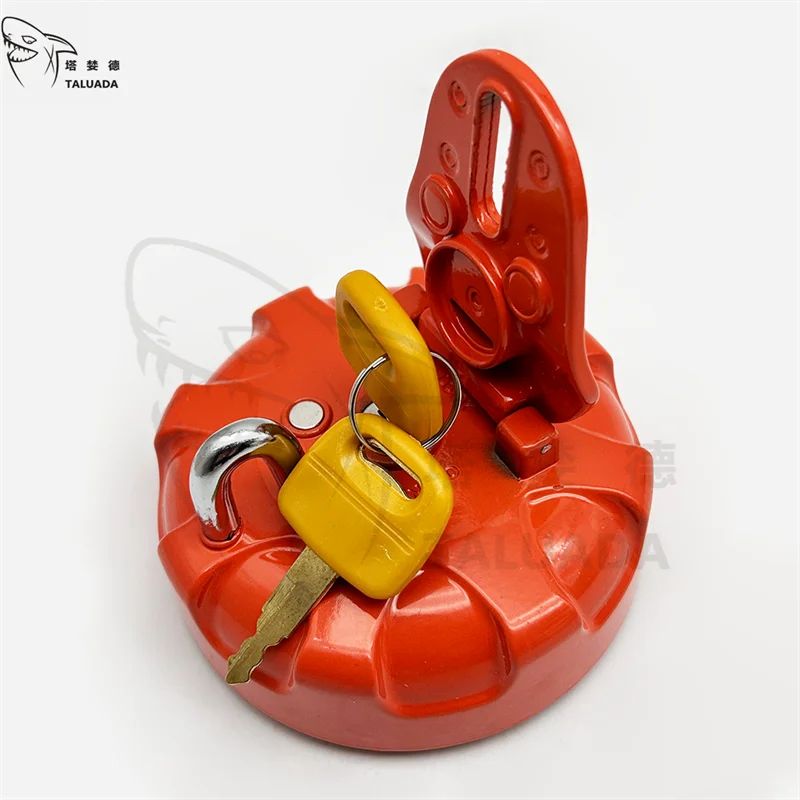 EX200 Fuel Tank Cover EX100-3 EX200-2 EX200-5 Anti-theft Diesel Tank Cover for TALUADA Excavator Parts