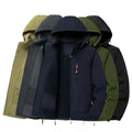 Bangladesh China Factory Price 2025 New Winter Men's Fleece Lined Jacket Thickened Stand Collar Hooded Sports Outerwear Jacket MegaBDM