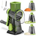KEOUKE Stainless Steel Drum Vegetable Slicer & Vegetable Choppers Cheese Grater Shredder Gadgets >20 Pieces Kitchen Use