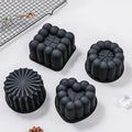 LifeTop Round Flower Heart Bubble Shape Cake Silicone Mold Chocolate Mousse Mould Soap Candle Gypsum Making Moulds