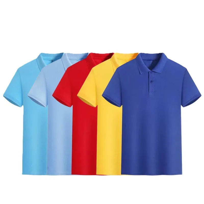 China Bangladesh Factory Price OEM Customized Logo Embroidery 180g Mens Turn Down Collar Advertising Workwear Polo T Shirt MegaBDM