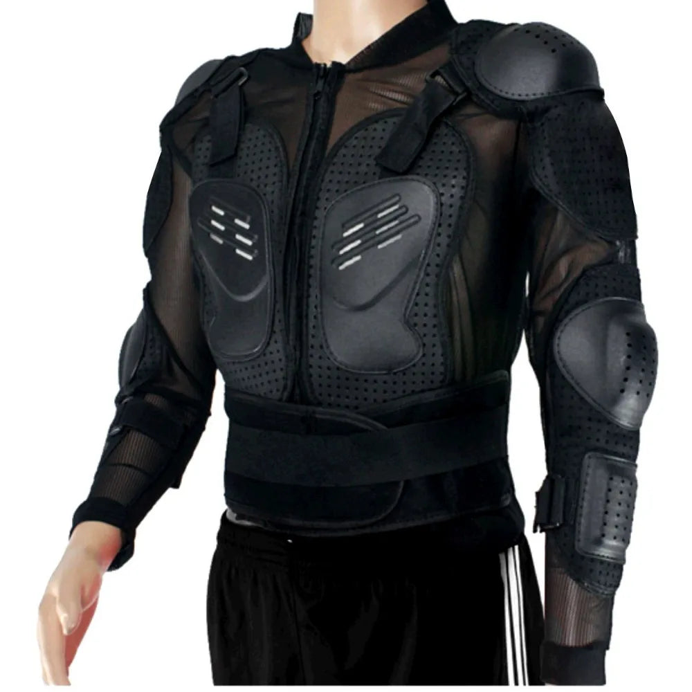 Motorcycle Biker Motocross Breathable Mesh Windproof Plus Size Waterproof Flame-Retardant Full Sleeve Jacket Armor Suit MegaBDM