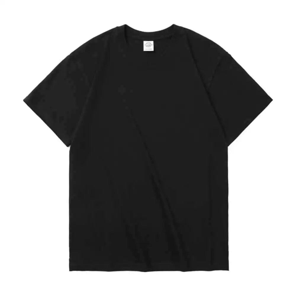 OEM customized cotton short sleeved pure cotton summer new versatile trend loose comfortable skin friendly soft t shirt
